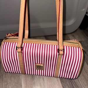 DOONEY&BOURKE RED STRIPPED BAG